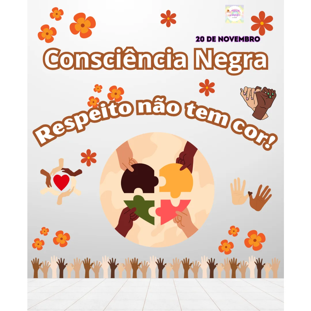 PAINEL DE PAREDE — CONSCIÊNCIA NEGRA