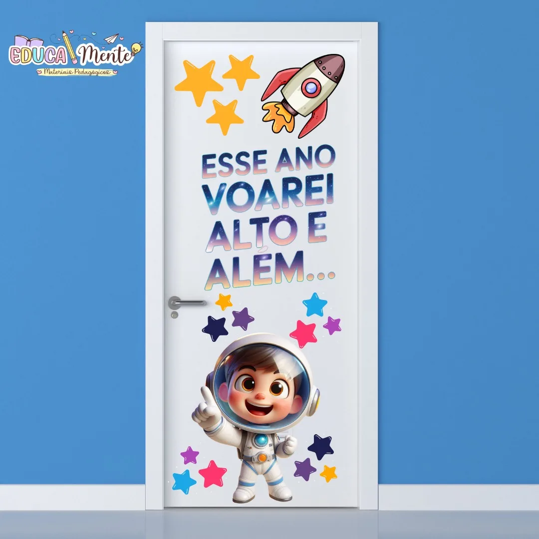 PAINEL DE PORTA ASTRONAUTA
