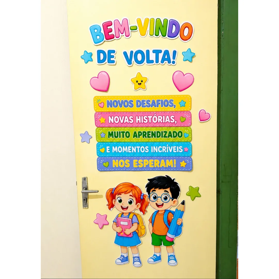  Painel de Porta — Bem-vindo de Volta!