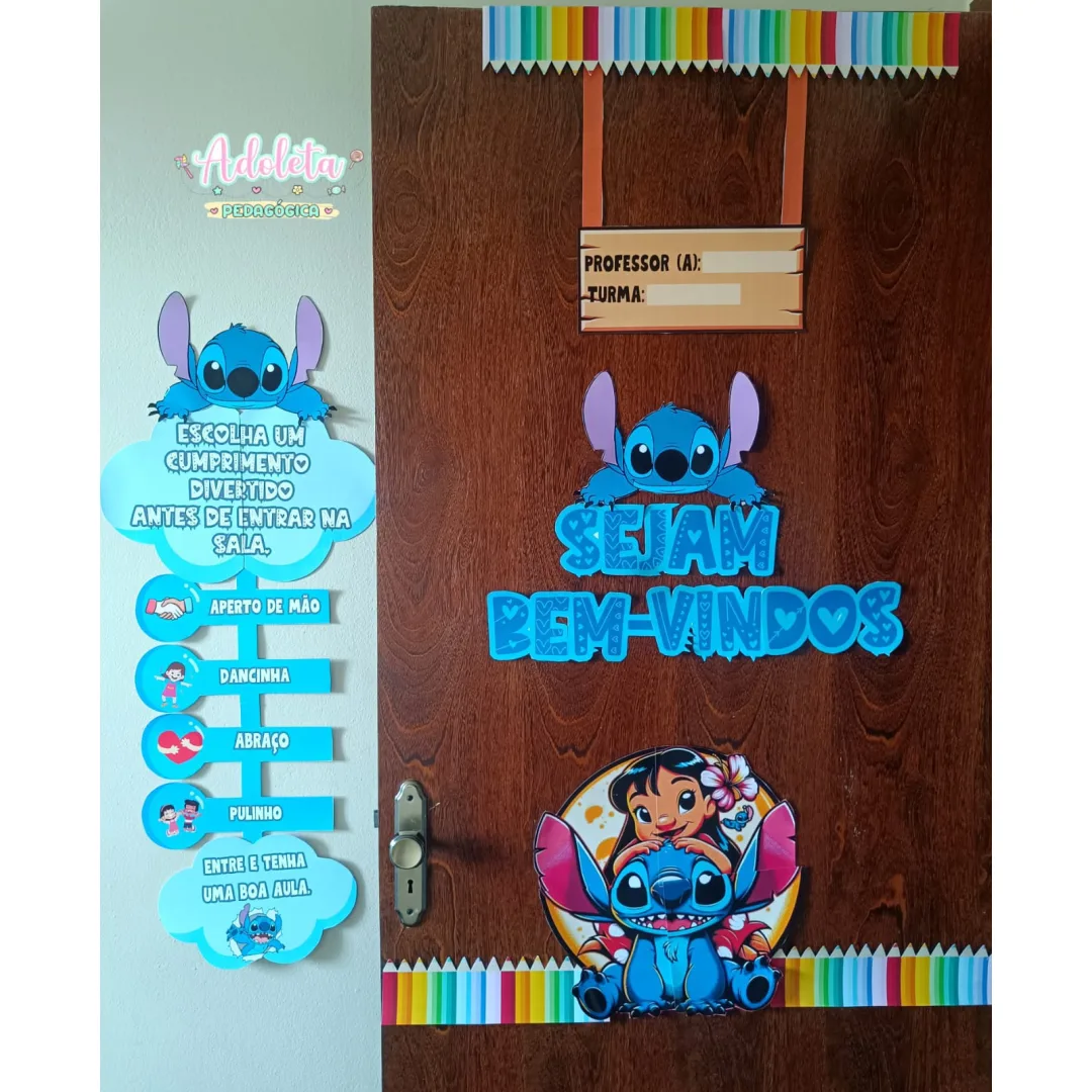 Painel de Porta+ Cumprimentos da Turma