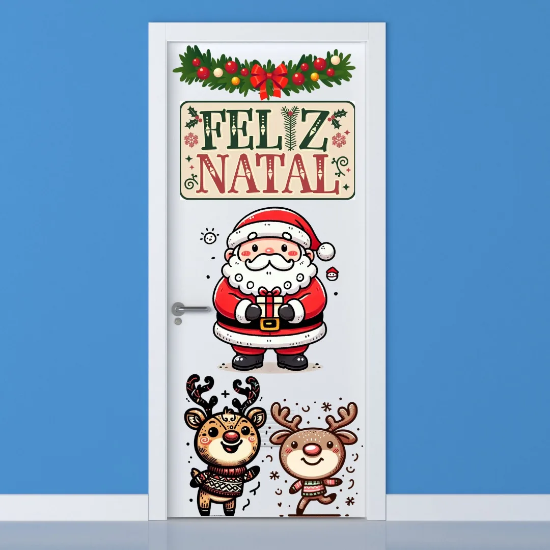 🎅 PAINEL DE PORTA DE NATAL 1