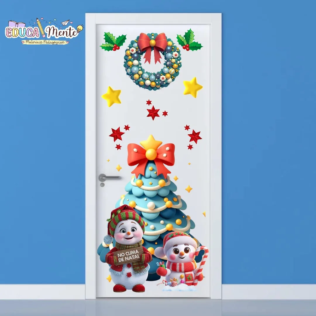 🎅PAINEL DE PORTA DE NATAL 3