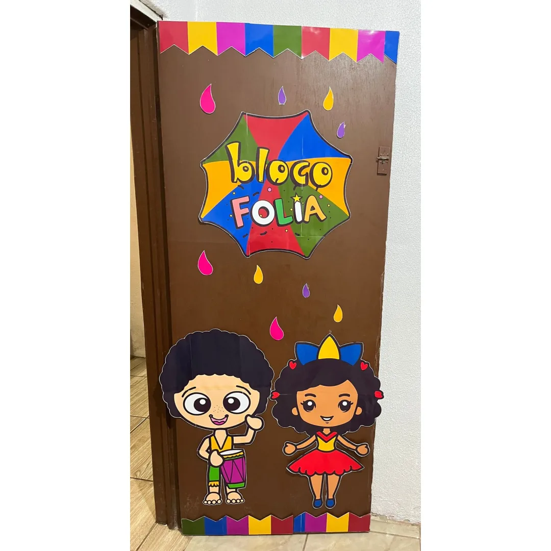 PAINEL DE PORTA / DECORAÇÃO: CARNAVAL