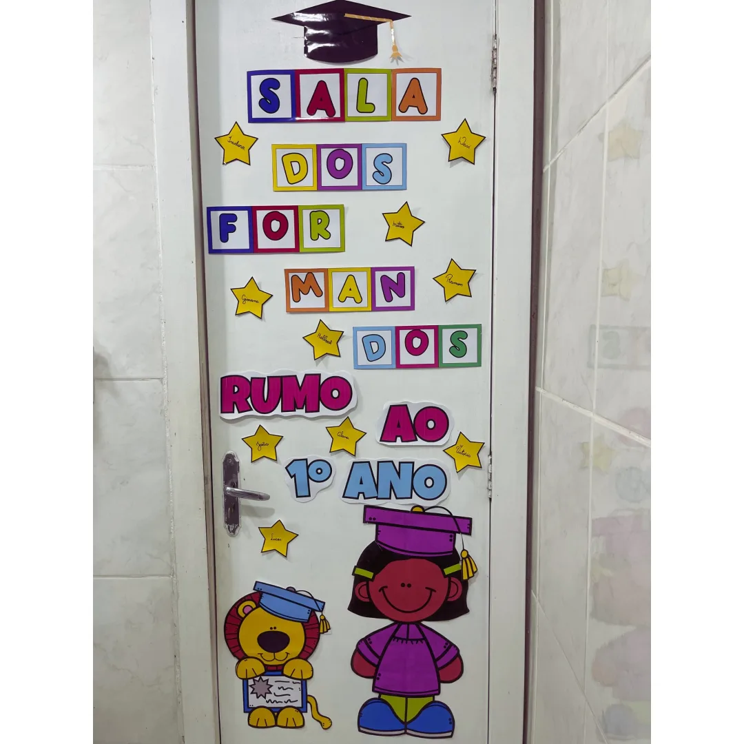 PAINEL DE PORTA / DECORAÇÃO  FORMATURA EDUCAÇÃO INFANTIL