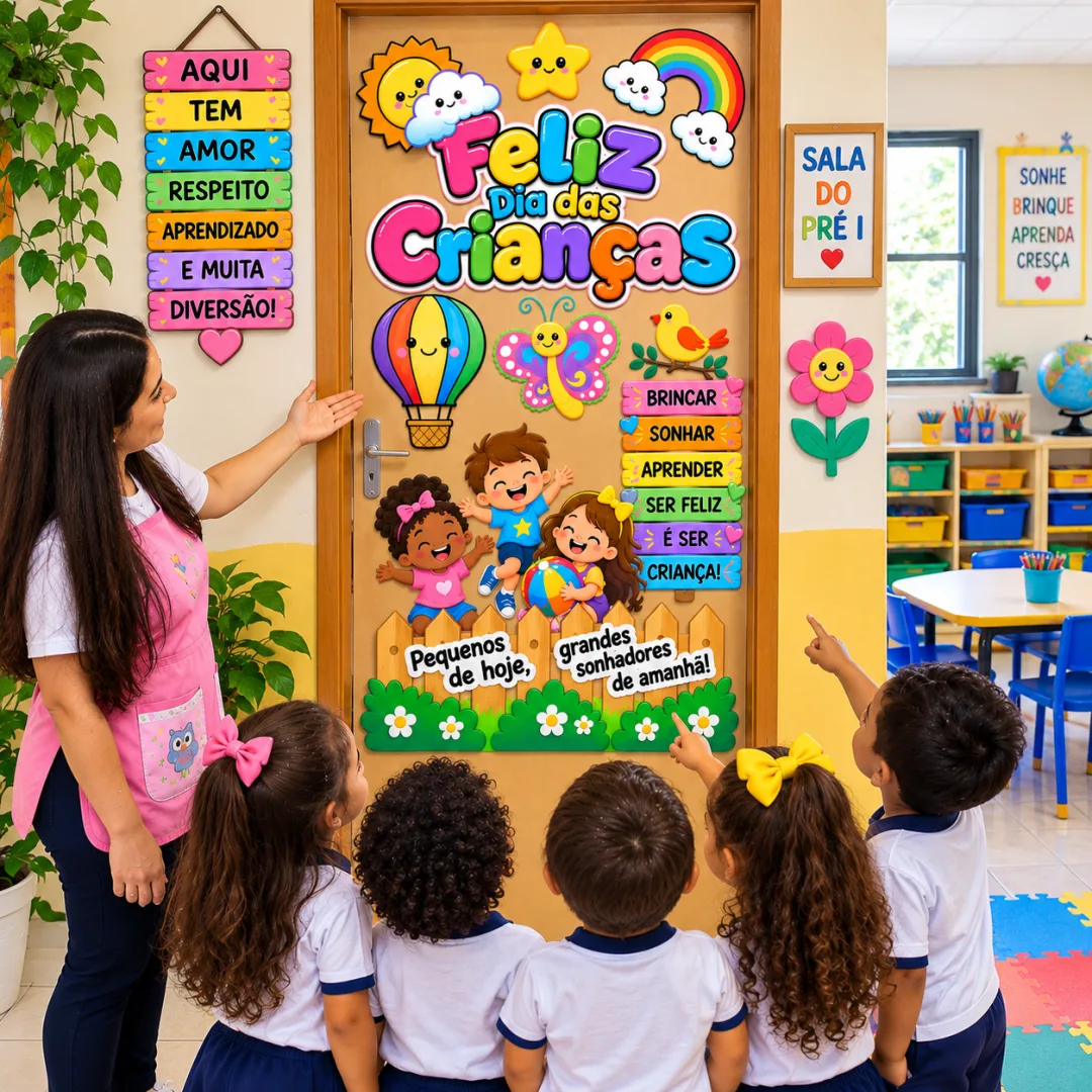 PAINEL DE PORTA – FELIZ DIA DAS CRIANÇAS