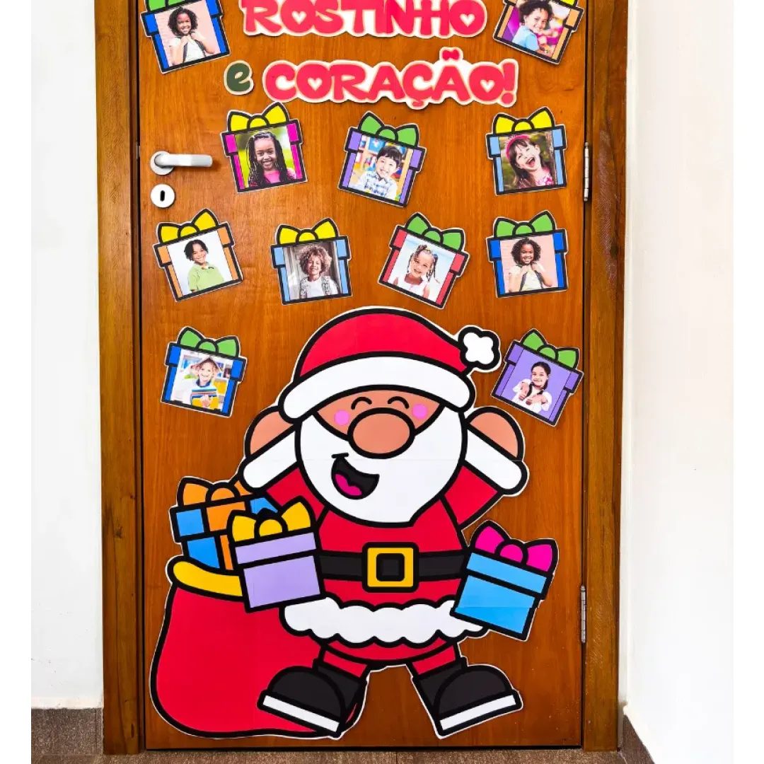 Painel de Porta - Presentes de Natal