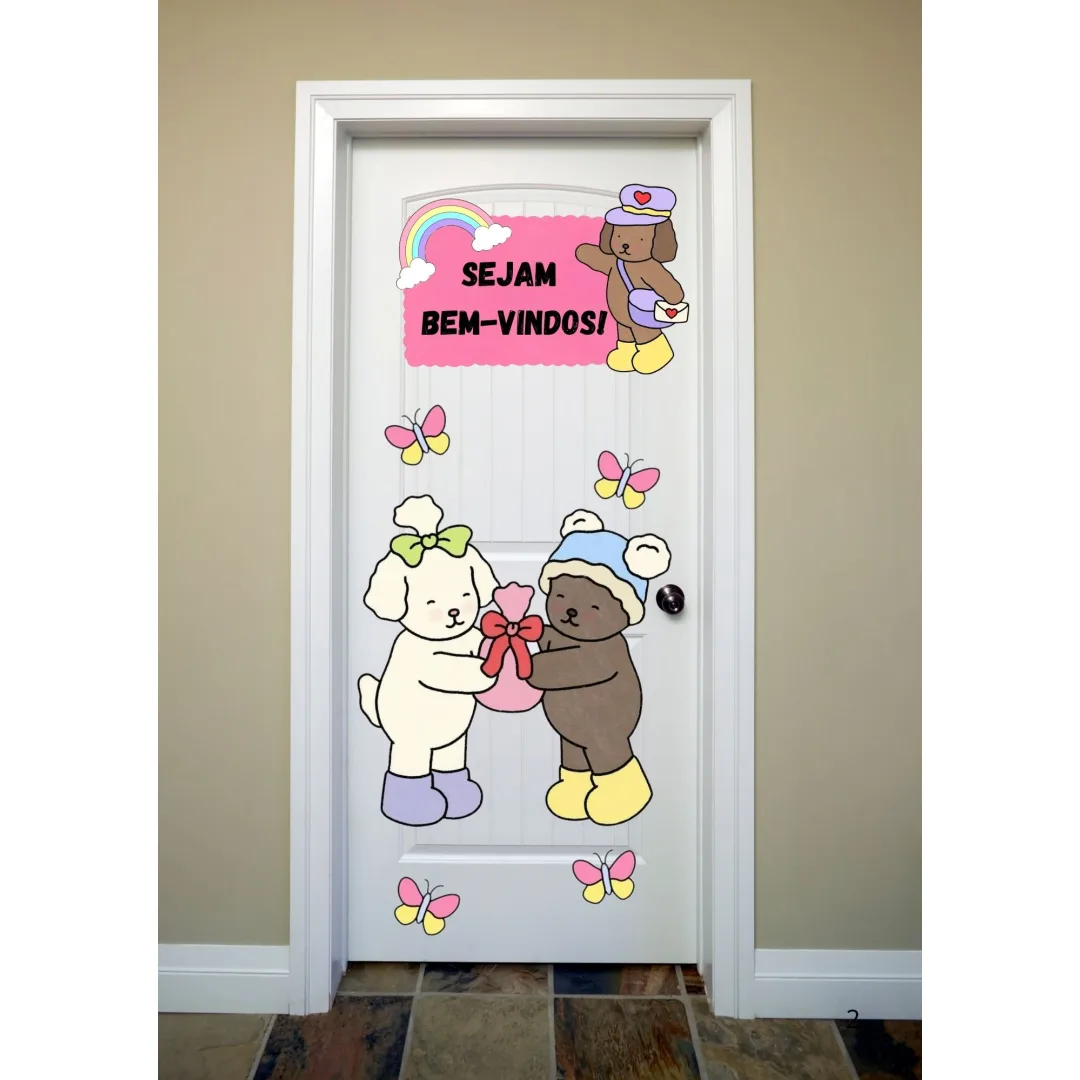 PAINEL DE PORTA VOLTA ÀS AULAS: BOBBIE GOODS