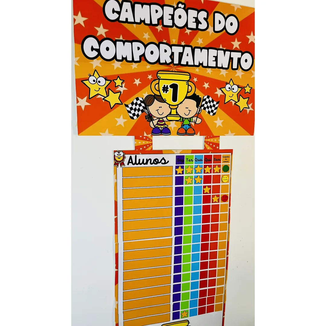 Painel de Regras de 🌈🌈Comportamento e Convivência 💰10,00 ✅Este painel foi criado para incentivar comportamentos posit