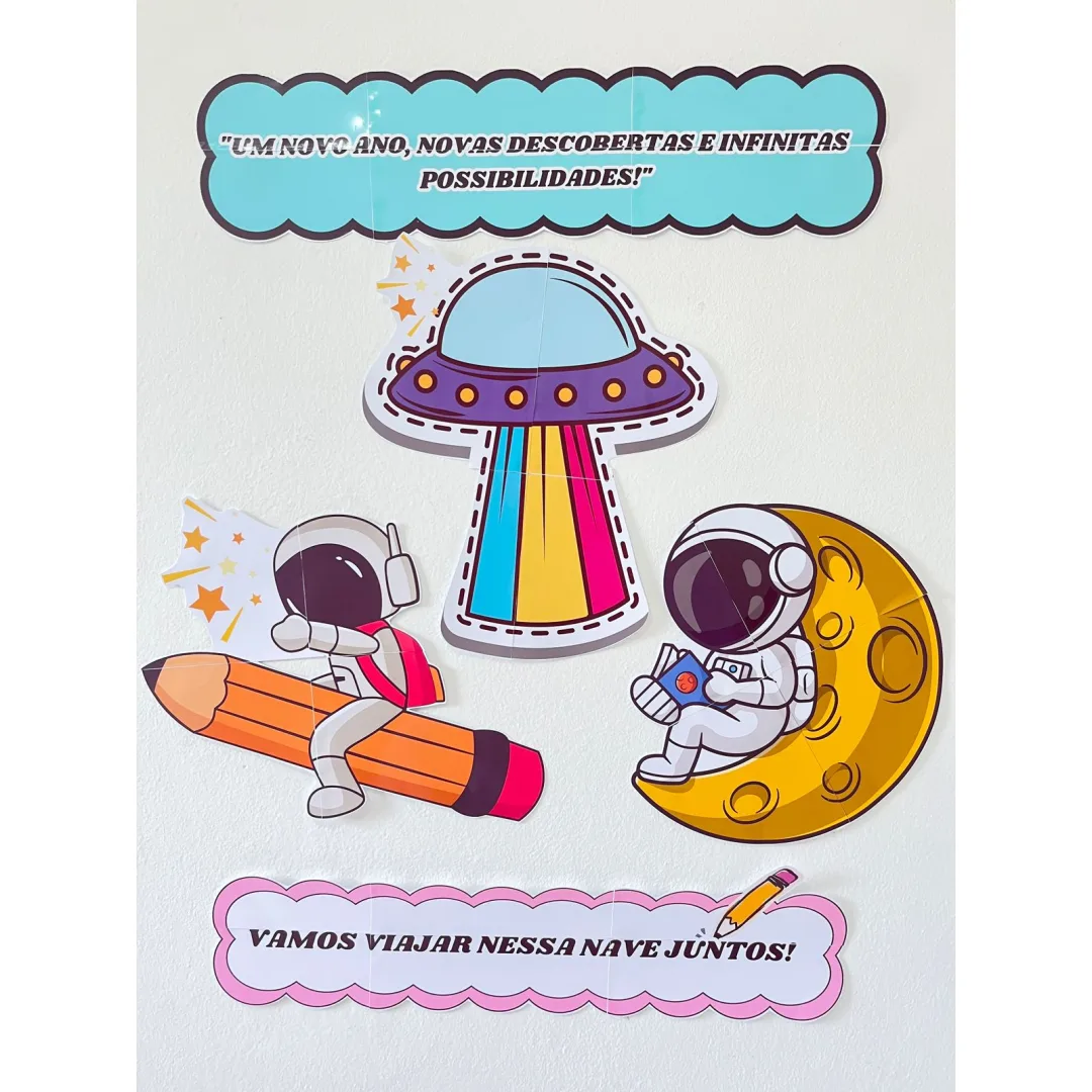 PAINEL DE VOLTA ÀS AULAS: ASTRONAUTA