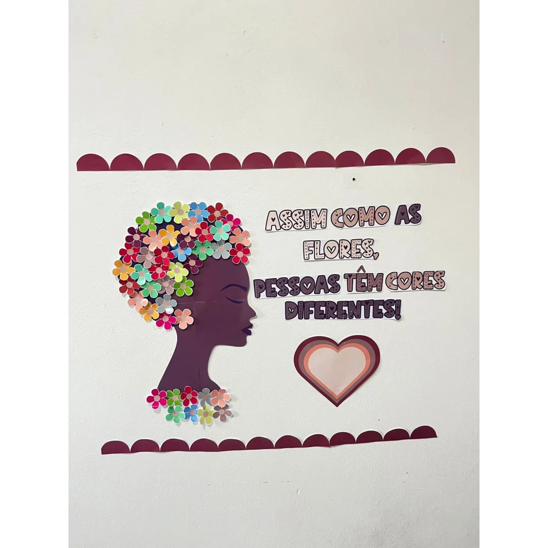 PAINEL / DECORAÇÃO - CONSCIÊNCIA NEGRA: AS PESSOAS TÊM CORES DIFERENTES!