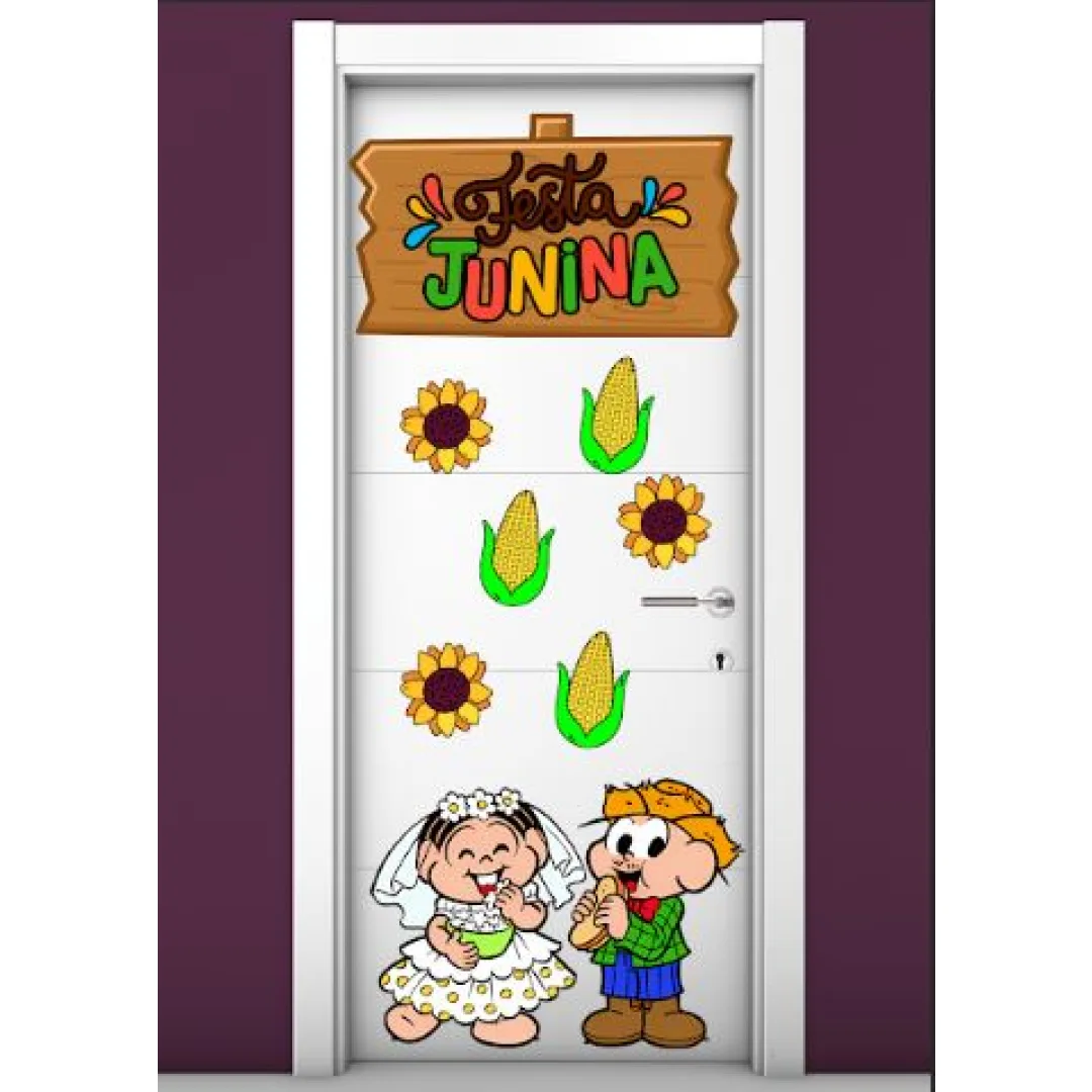 PAINEL / DECORAÇÃO DE PORTA: FESTA JUNINA