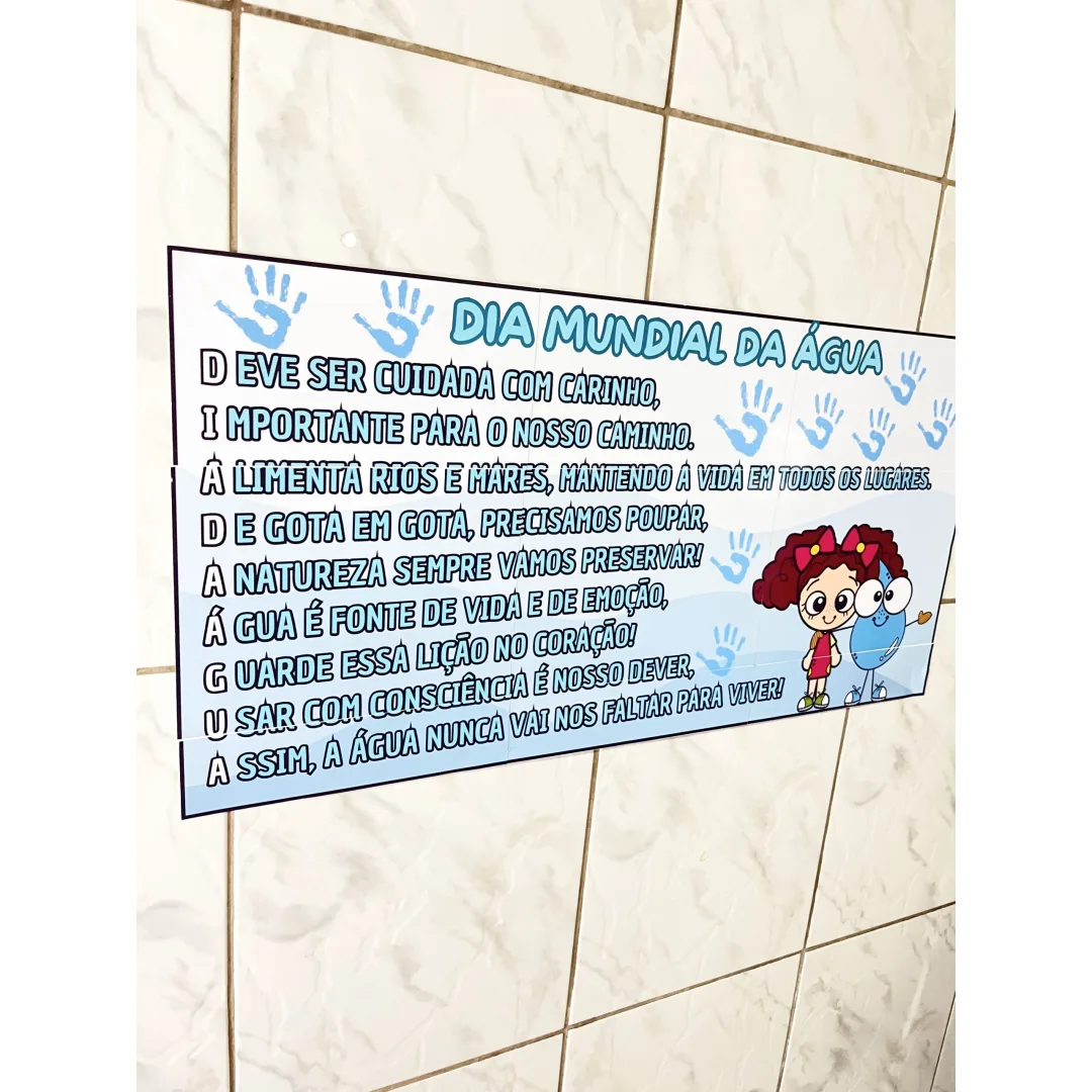 PAINEL / DECORAÇÃO: DIA DA ÁGUA