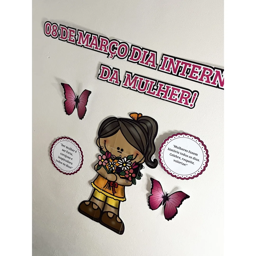PAINEL  / DECORAÇÃO: DIA DA MULHER