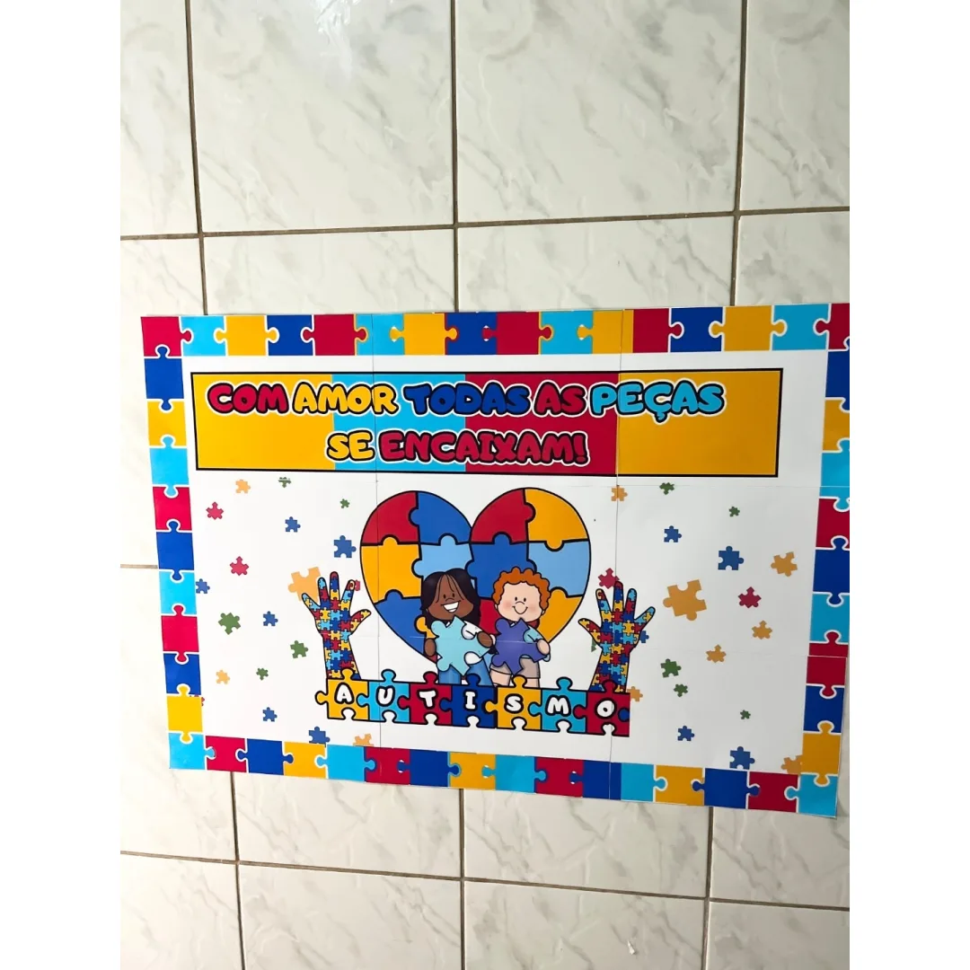 PAINEL / DECORAÇÃO: DIA DO AUTISMO