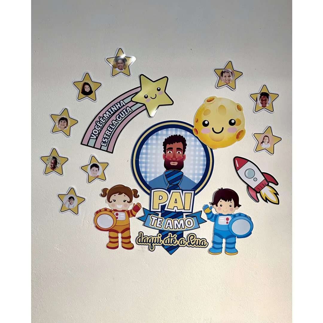 PAINEL / DECORAÇÃO  DIA DOS PAIS: ESTRELAS