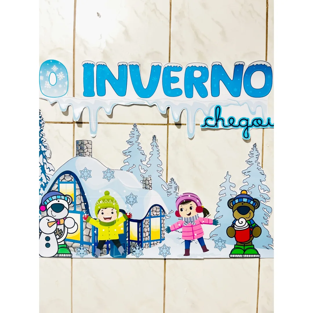 PAINEL / DECORAÇÃO: ESTAÇÕES DO ANO - INVERNO