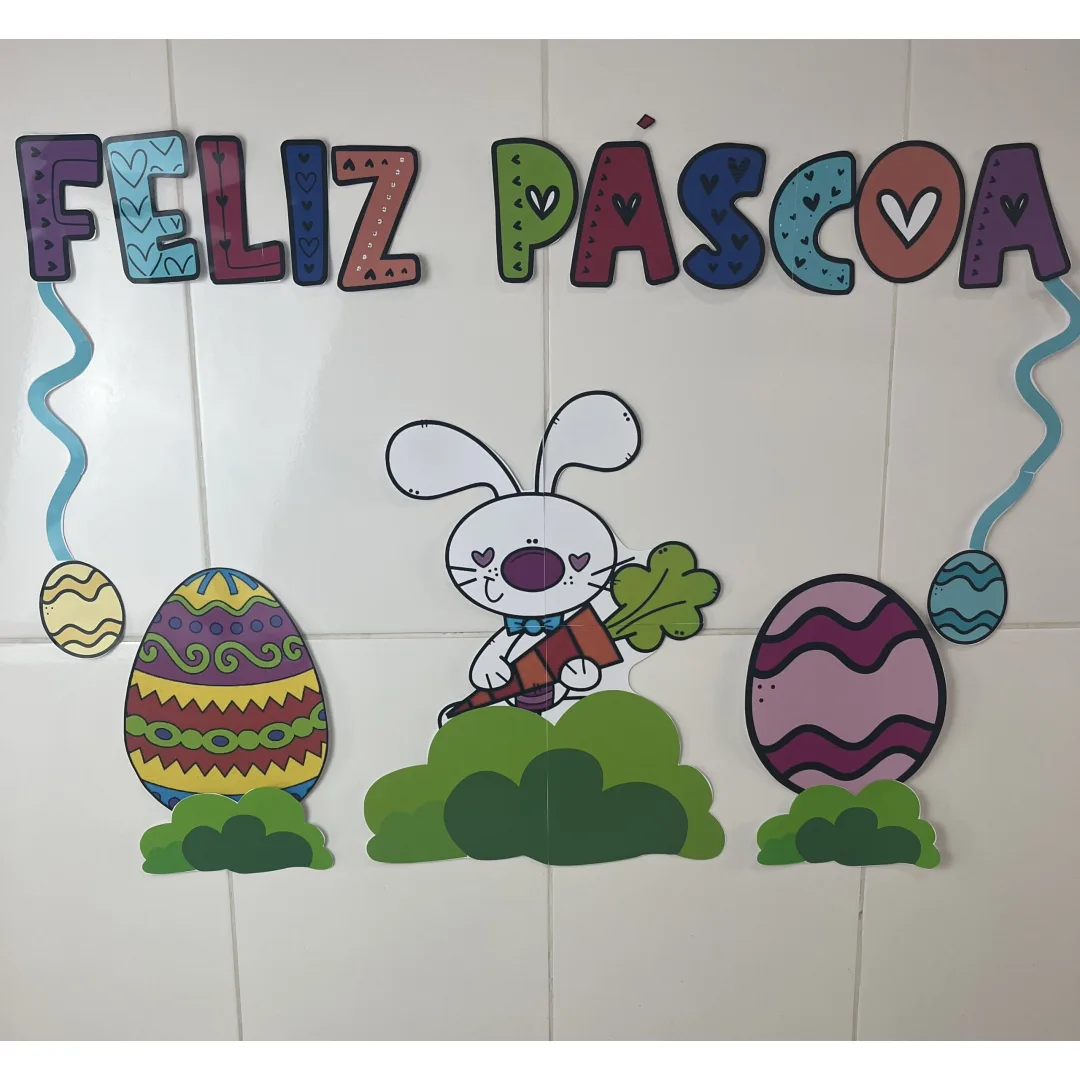 PAINEL  / DECORAÇÃO: FELIZ PÁSCOA