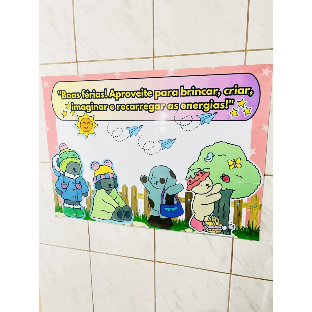 PAINEL / DECORAÇÃO: FÉRIAS  - BOBBIE GOODS