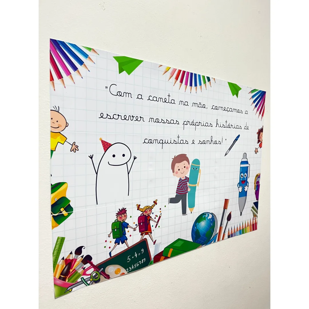 PAINEL / DECORAÇÃO: FESTA DA CANETA