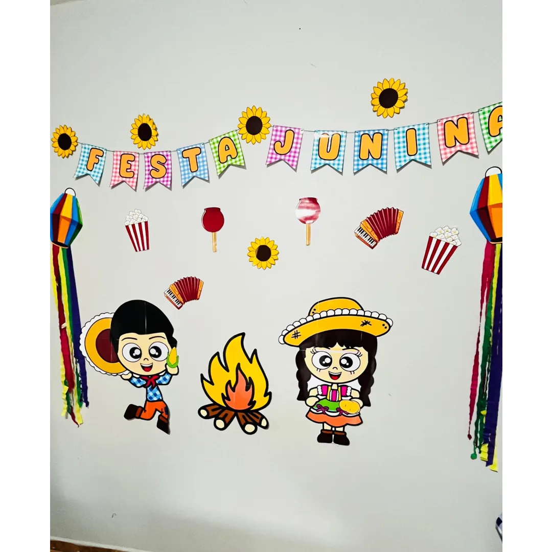 PAINEL / DECORAÇÃO: FESTA JUNINA NA ESCOLA