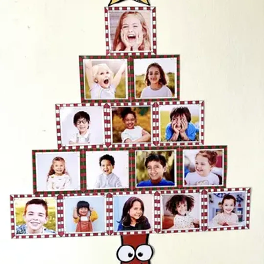 PAINEL / DECORAÇÃO: NATAL - ÁRVORE DE FOTOS