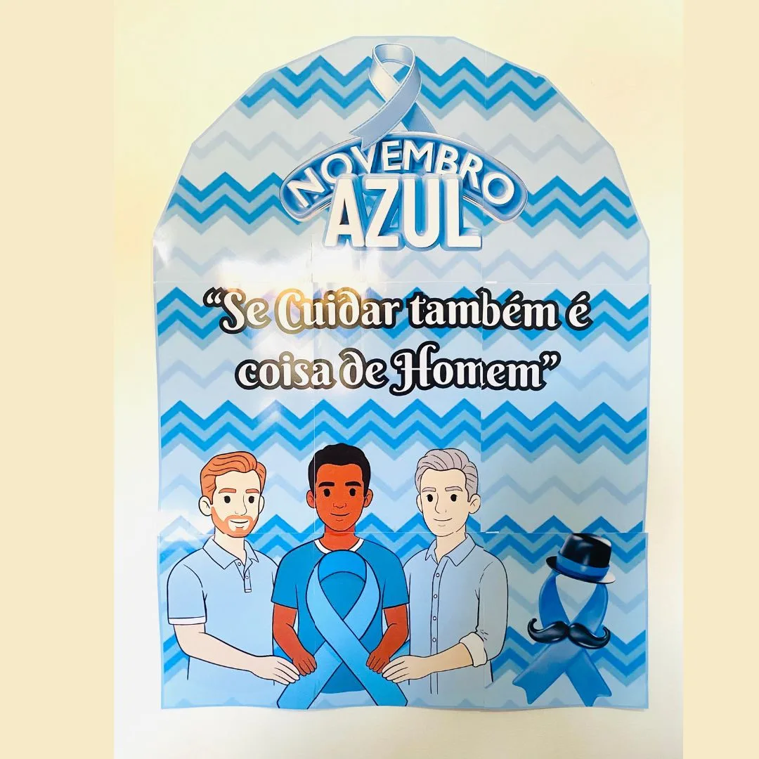PAINEL / DECORAÇÃO NOVEMBRO AZUL: PREVINA-SE