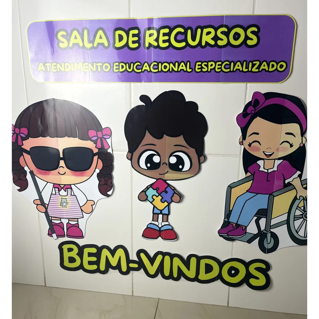 PAINEL / DECORAÇÃO: SALA AEE - SALA DE RECURSO
