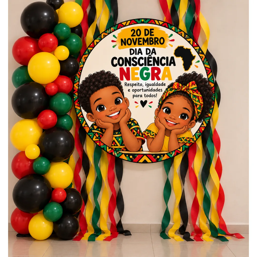 Painel Decorativo - Dia da Consciência Negra - Educação Infantil - PDF 20 Páginas