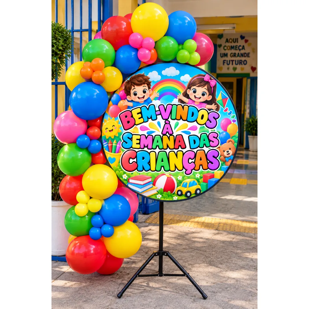 Painel Decorativo Dia das Crianças - Educação Infantil - PDF (20 Páginas)