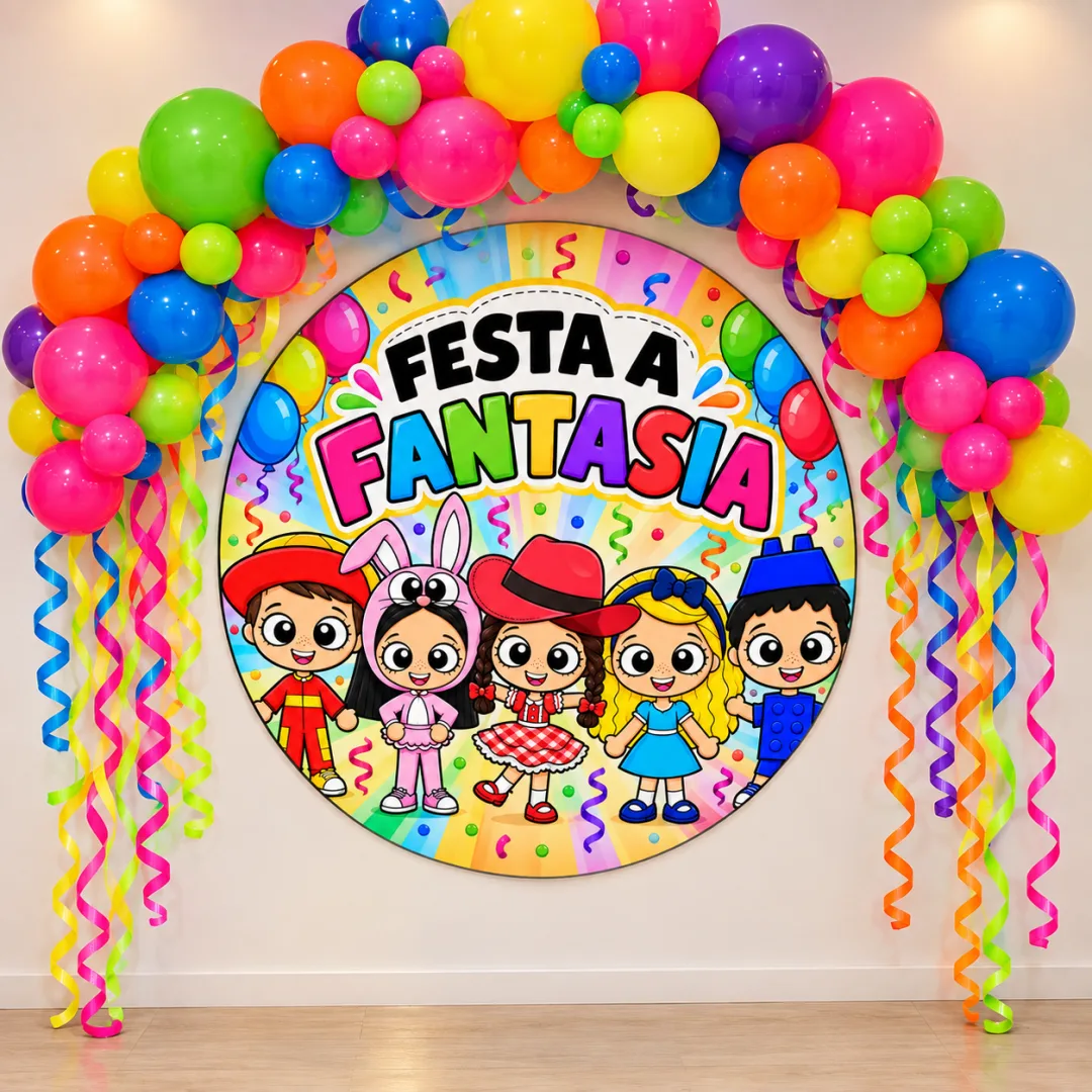 Painel Decorativo Festa à Fantasia - Educação Infantil - PDF 20 Páginas