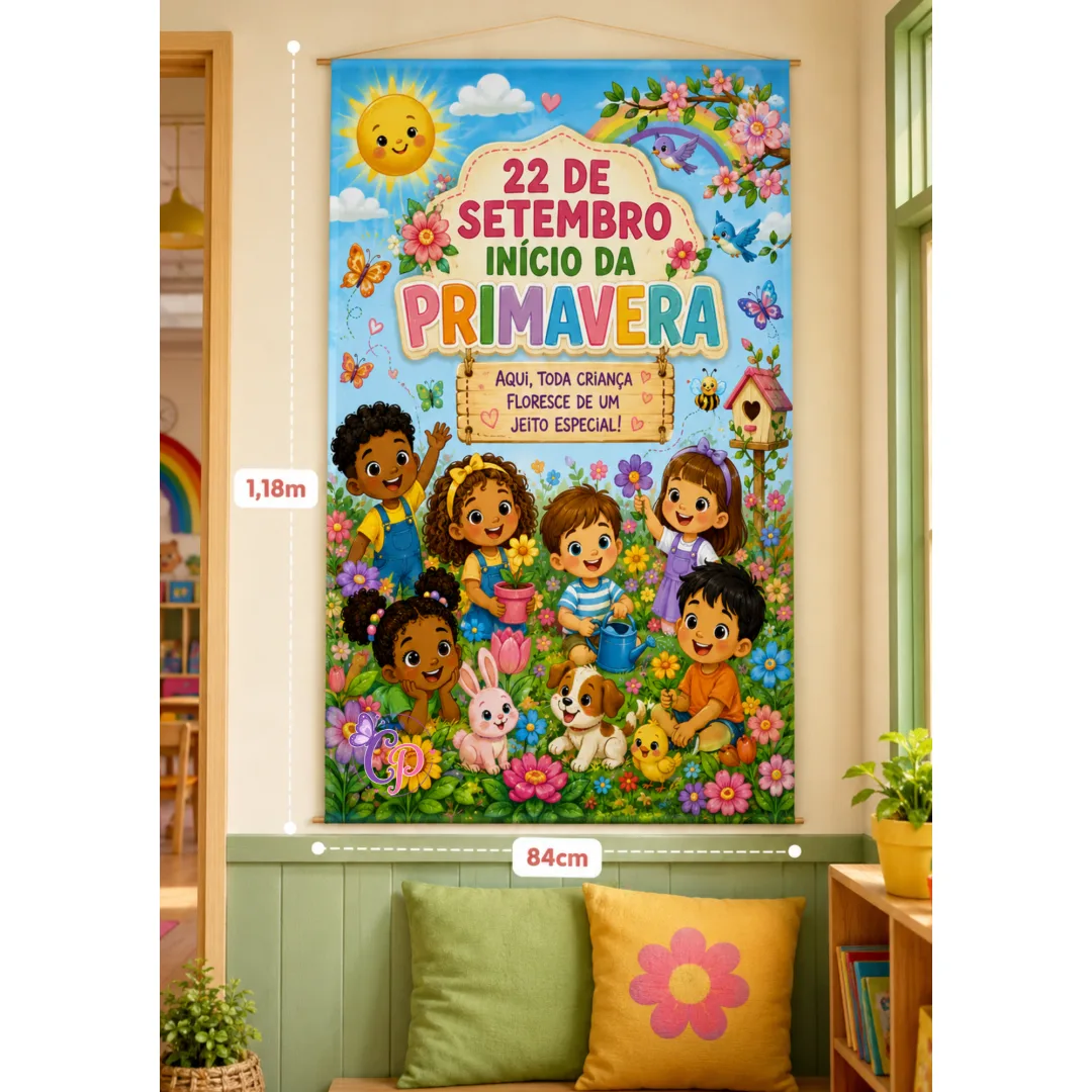 🌸 PAINEL DECORATIVO - INÍCIO DA PRIMAVERA 🌸