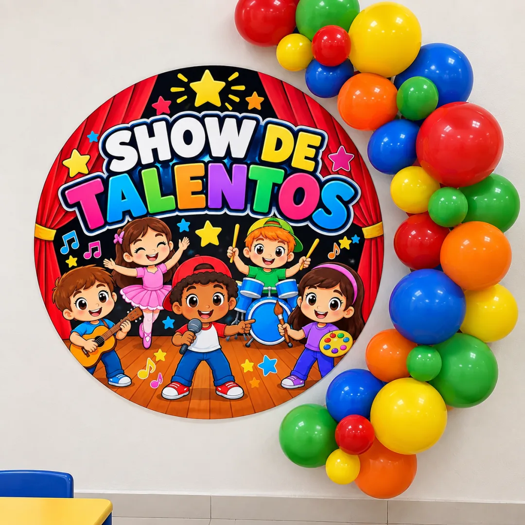 Painel Decorativo Show de Talentos - 20 Páginas - PDF - Educação Infantil