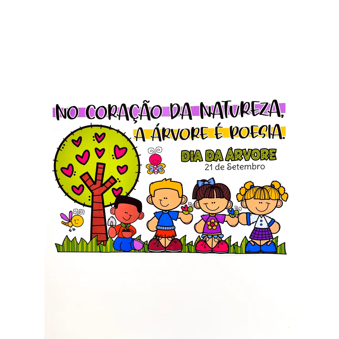 Painel dia da Árvore - No coração da Natureza