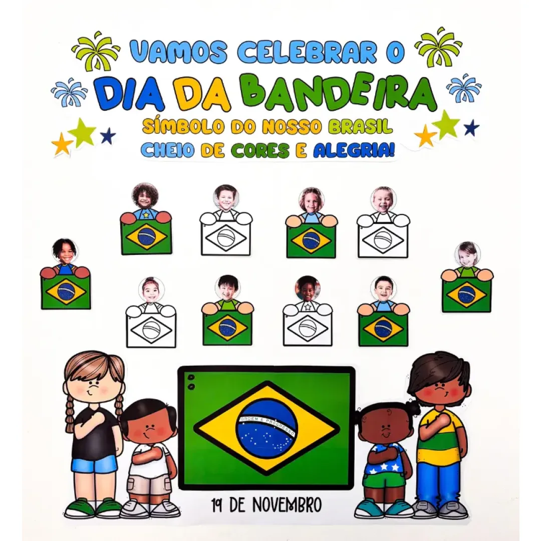 Painel Dia da Bandeira com Fotos