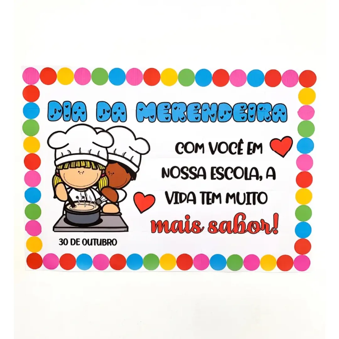 Painel Dia da Merendeira
