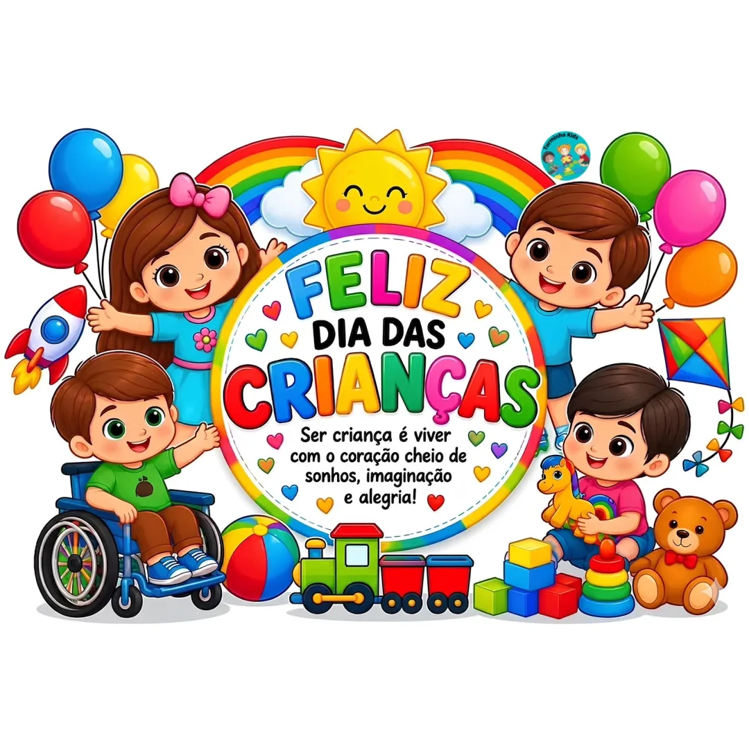 🎈✨ PAINEL DIA DAS CRIANÇAS ✨🎈 💰7,00  Deixe a escola ainda mais alegre e colorida para celebrar o dia mais divertido d