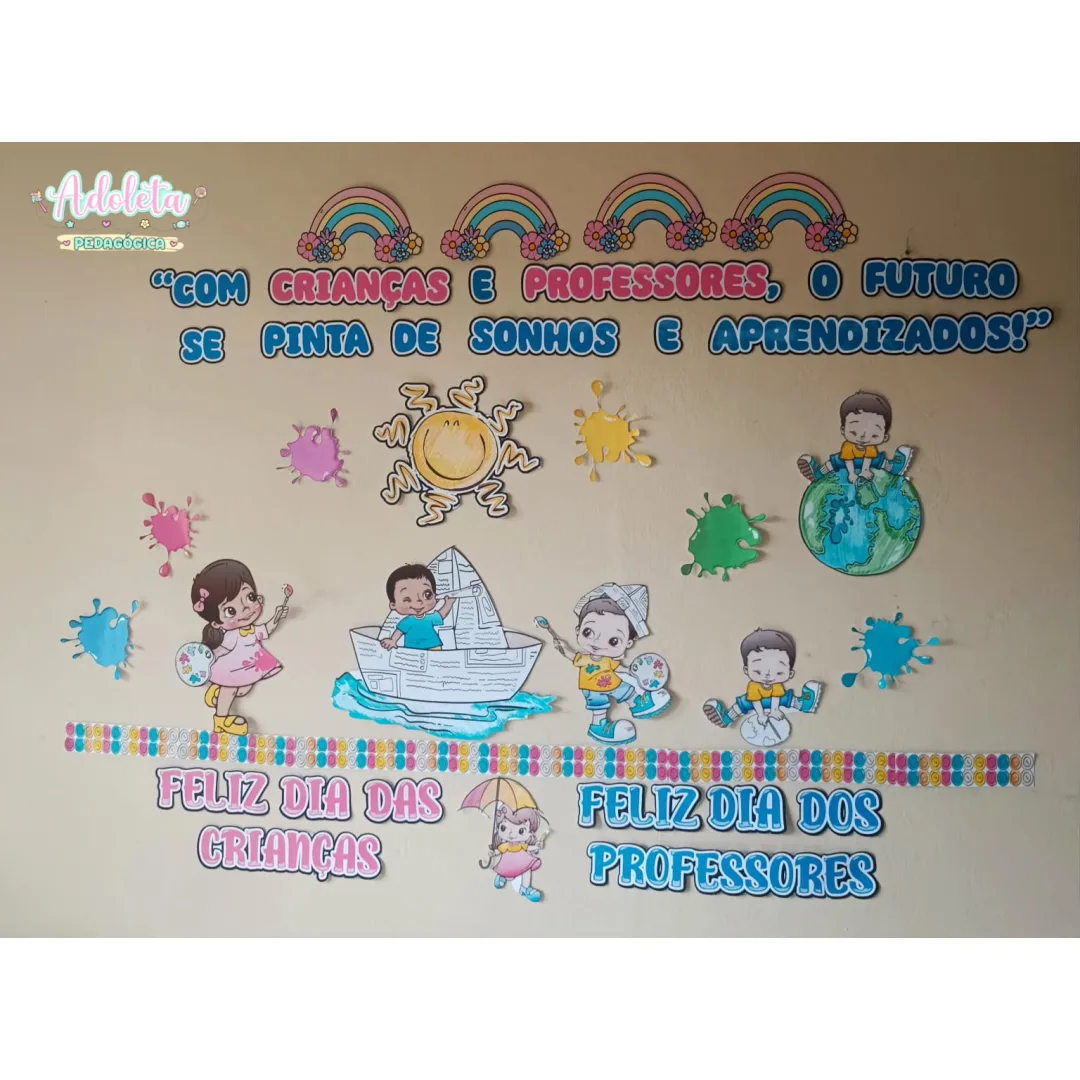 Painel Dia das Crianças (Aquarela)