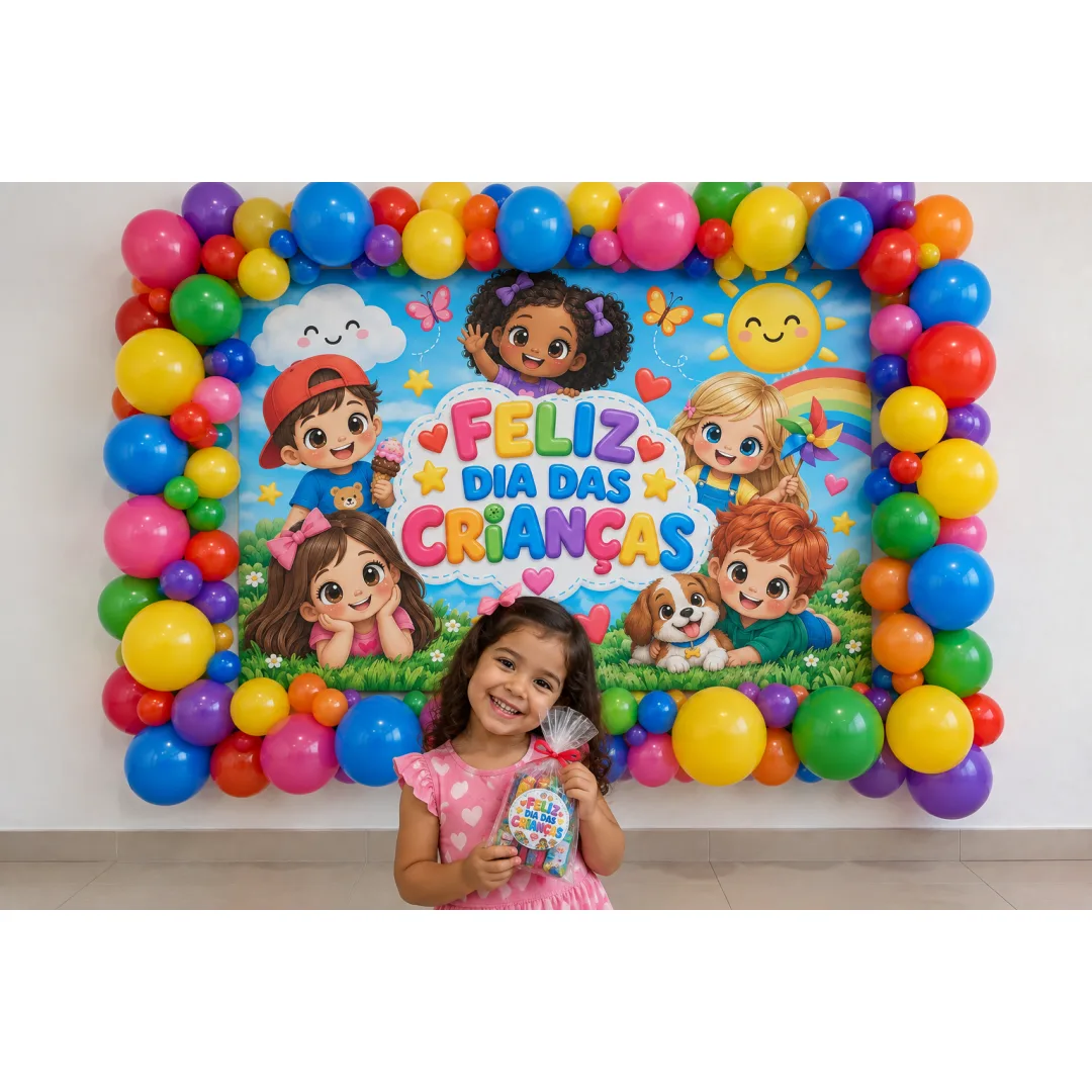 Painel Dia das Crianças - Educação Infantil e Ensino Fundamental - PDF - 36 Folhas