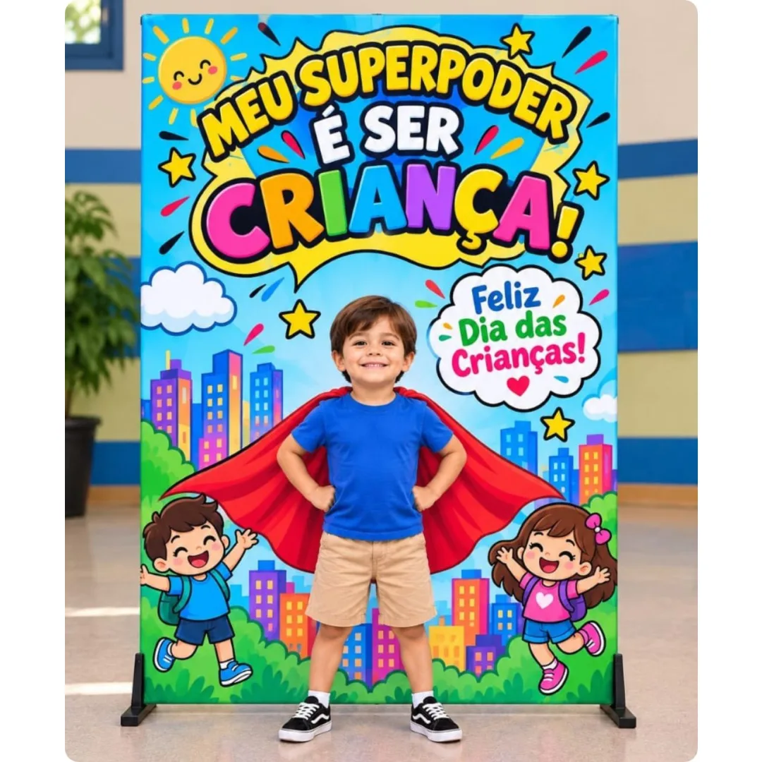 Painel dia Das Crianças em PDF - Educação Infantil e Anos Iniciais