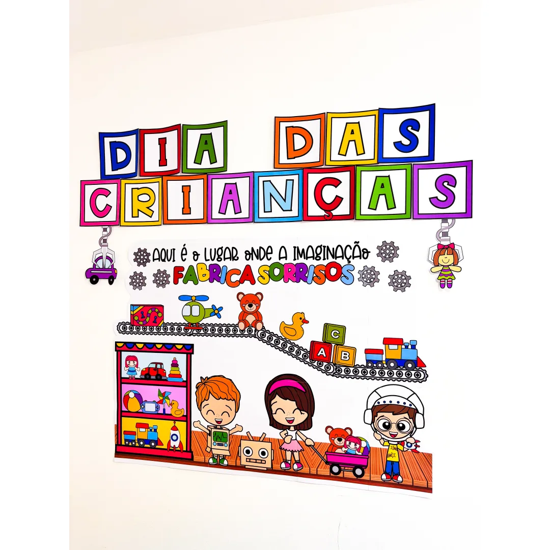 Painel Dia das Crianças: Fábrica de Sorrisos