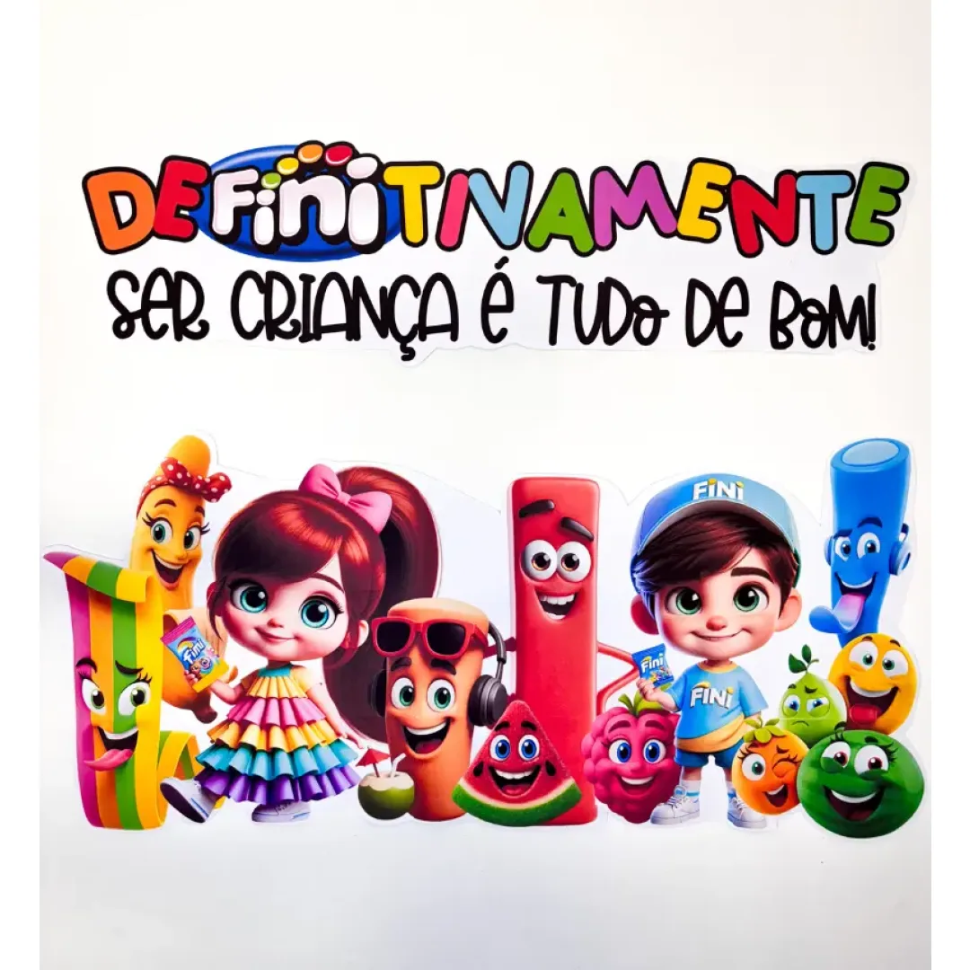 Painel Dia das Crianças tema Fini Educação Infantil e Anos Iniciais em PDF