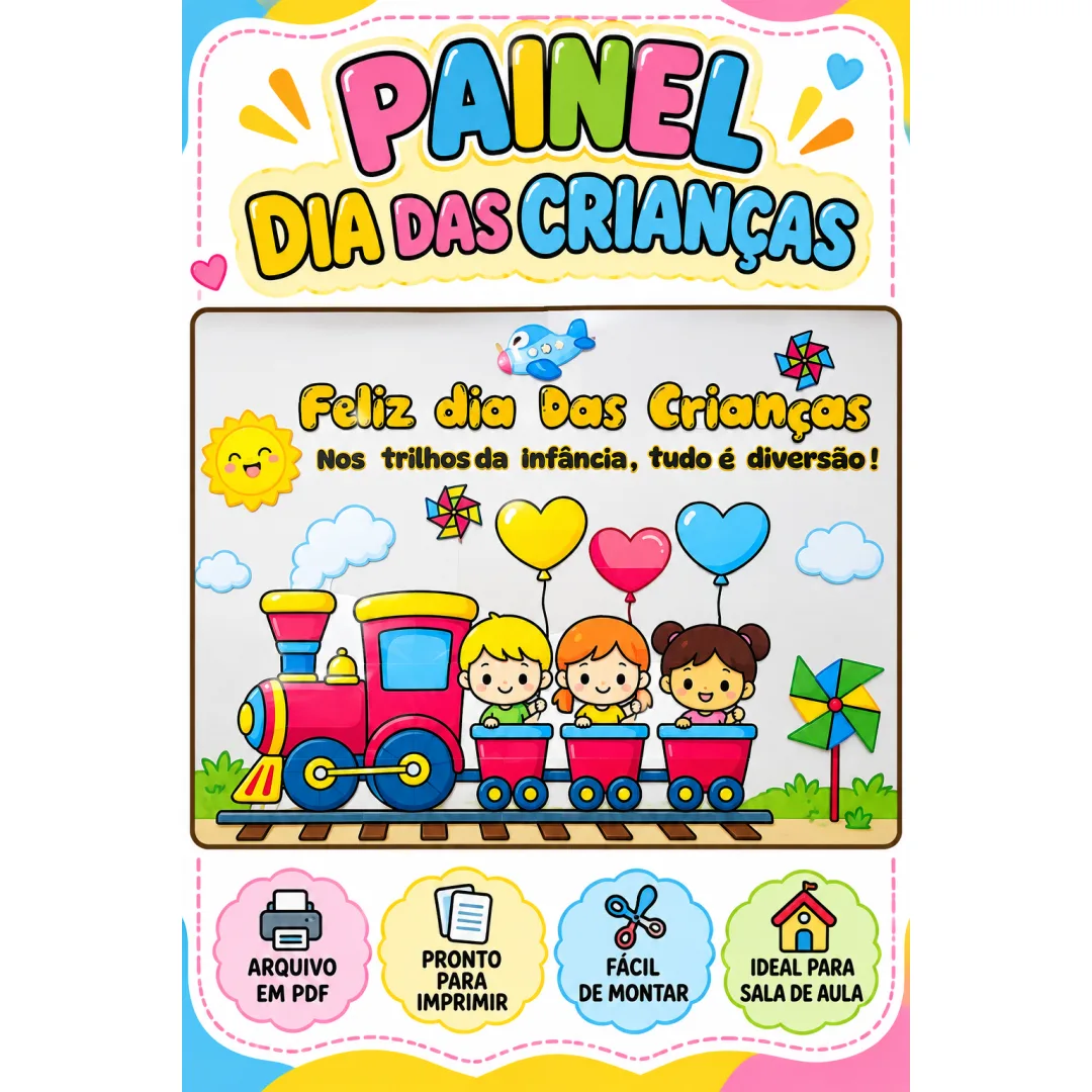 Painel Dia das Crianças – Educação Infantil em Pdf