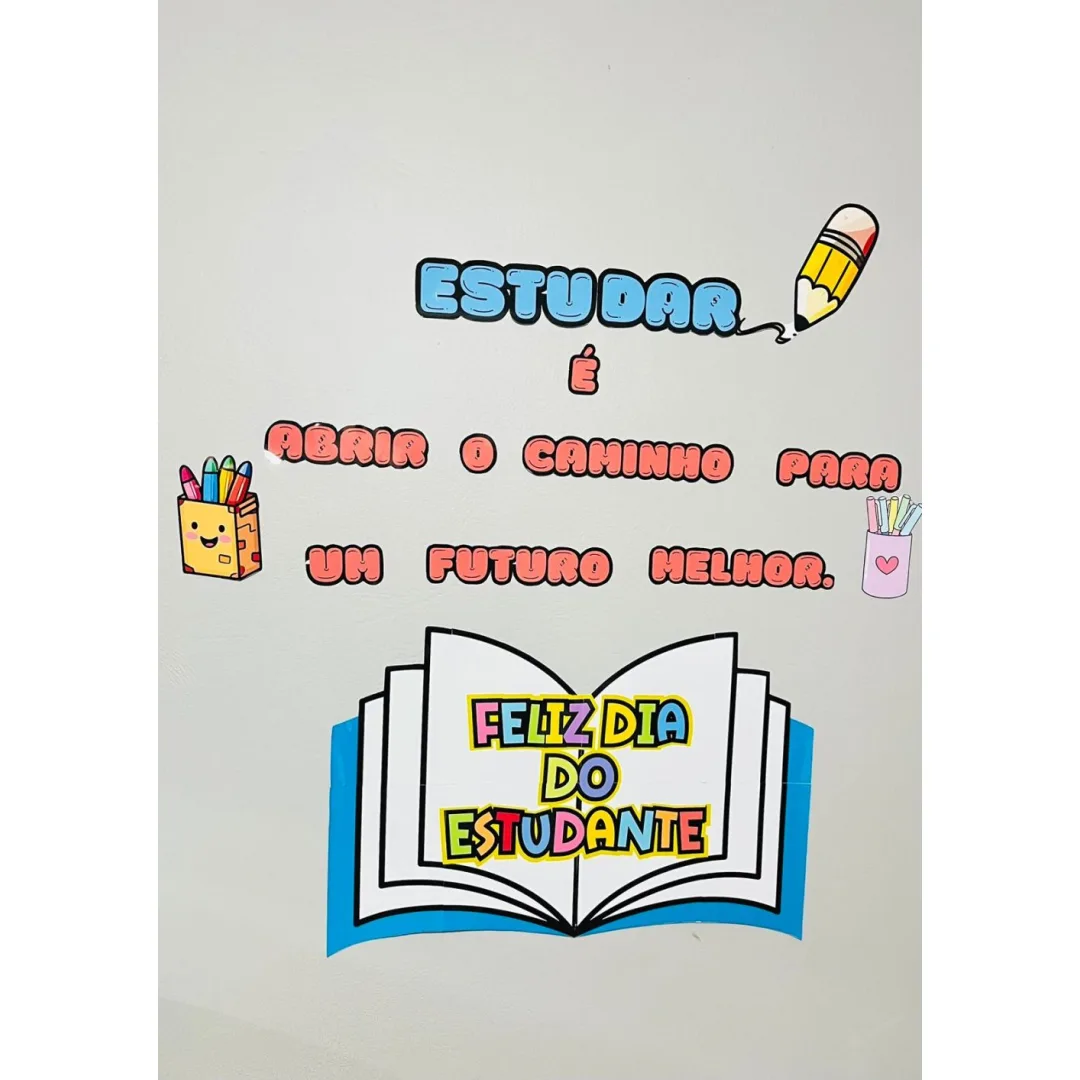 Painel Dia do Estudante — Pronto para Imprimir