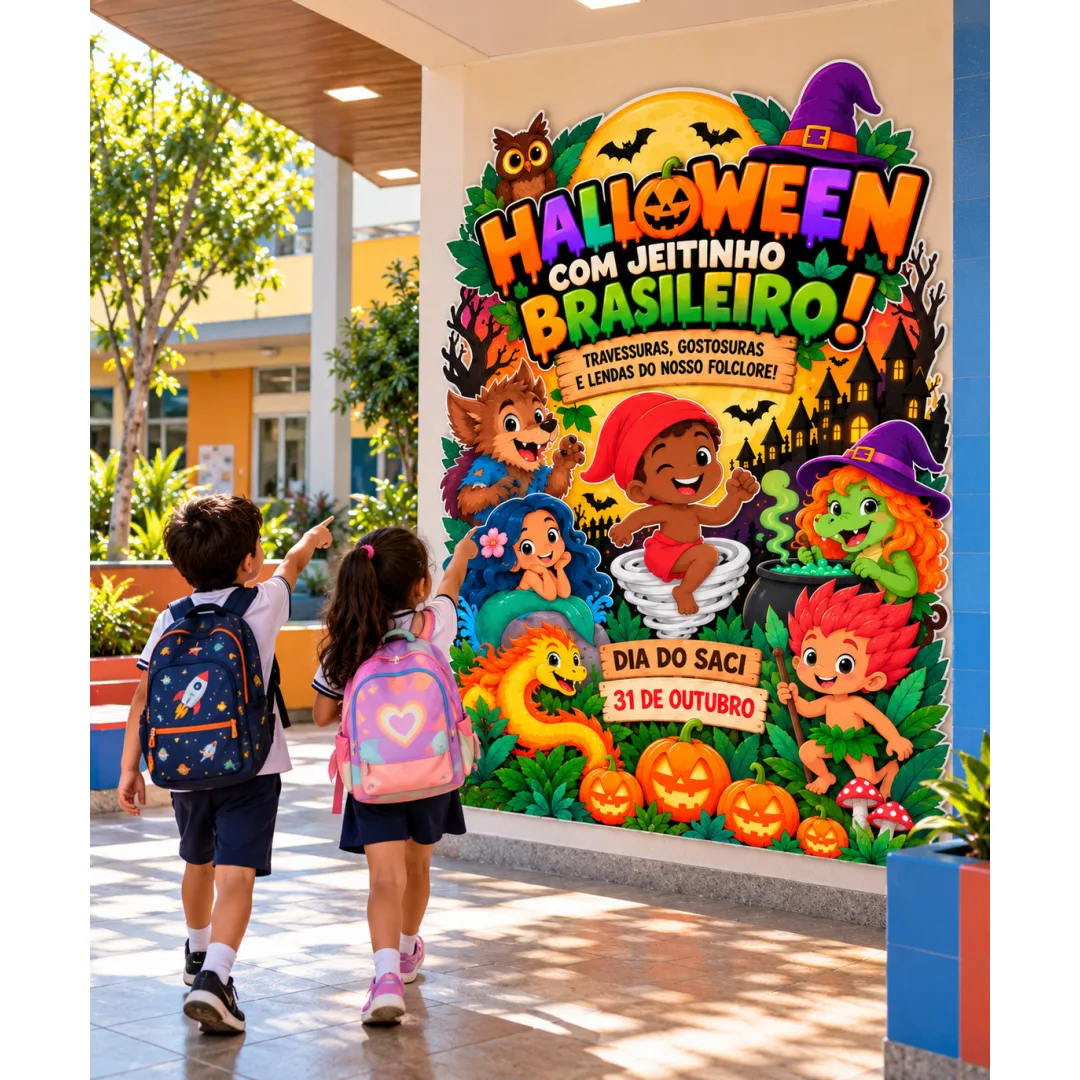 Painel Halloween com Jeitinho Brasileiro - PDF - 1º ao 5º ano