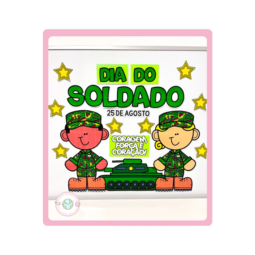 PAINEL DIA DO SOLDADO PARA IMPRIMIR