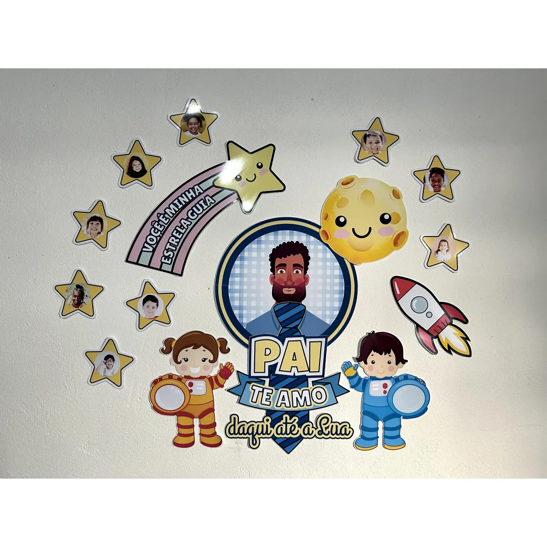 Painel Dia dos Pais Tema Estrelas
