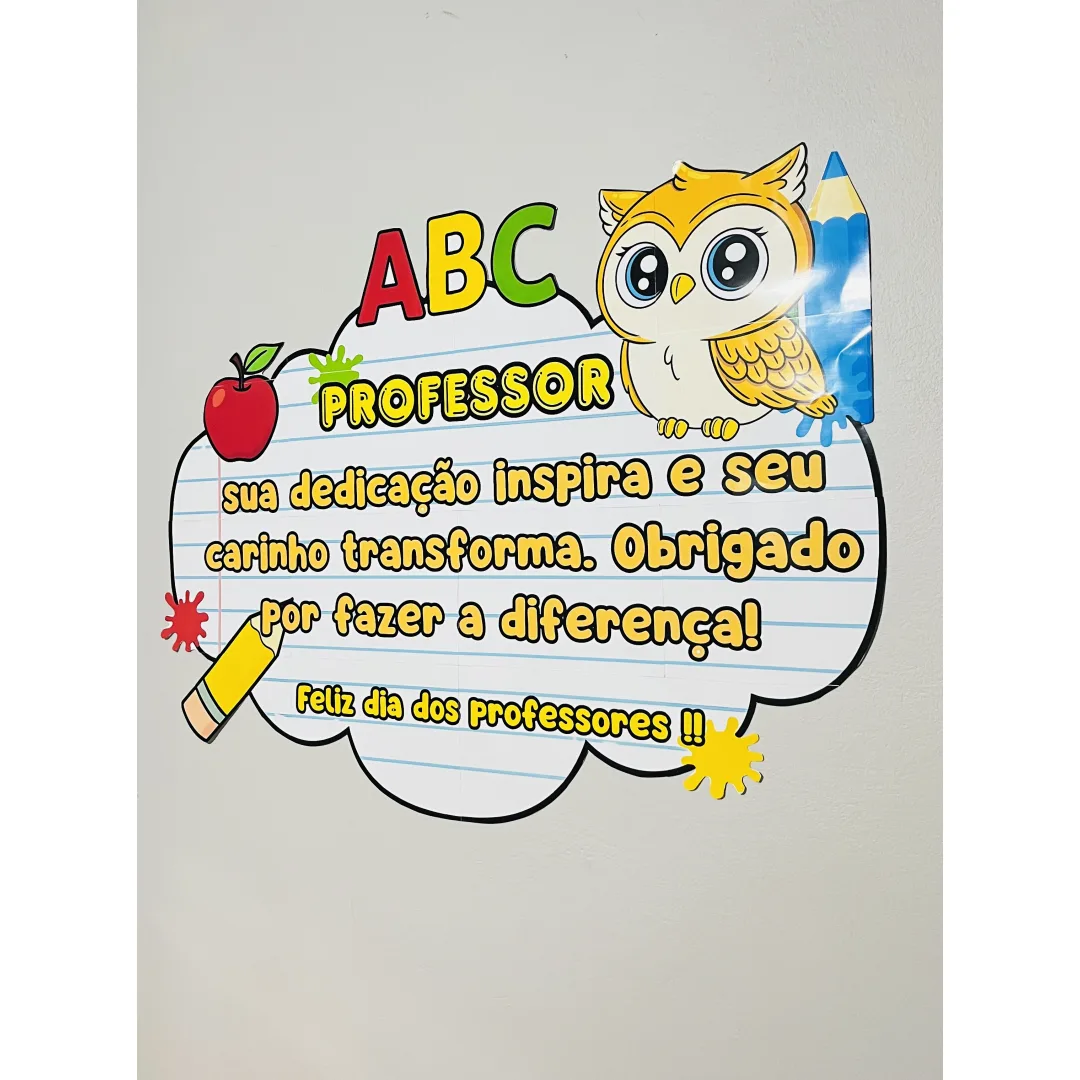 Painel Dia dos Professores para AI, El e EJA em PDF