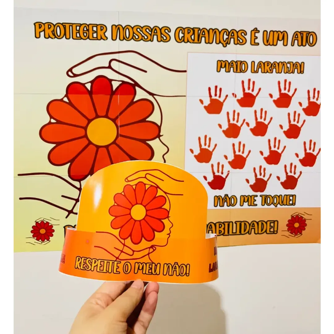 Painel e Viseira Maio Laranja