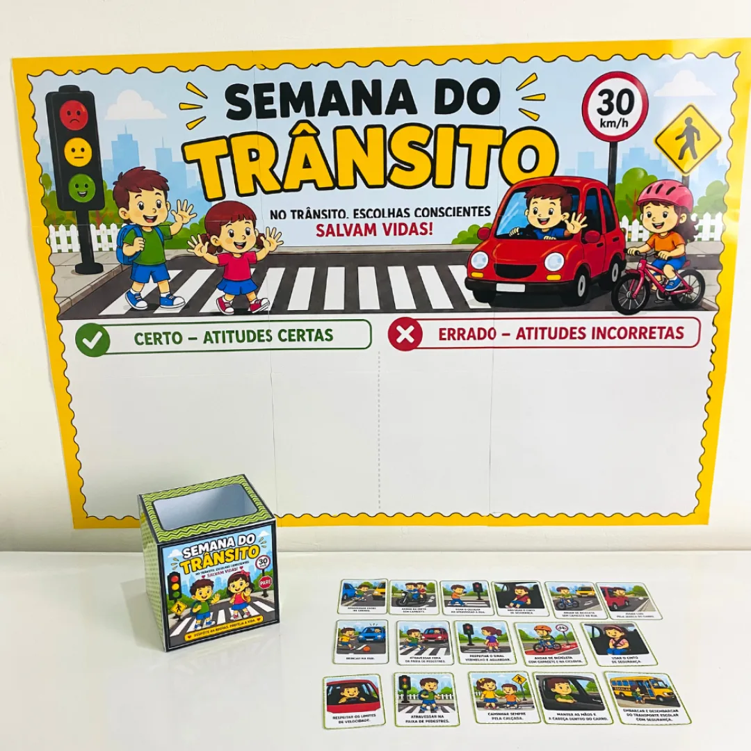 Painel Educativo: Escolhas Conscientes no Trânsito