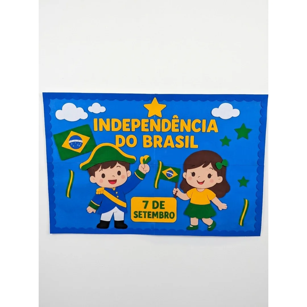 Painel Escolar Dia da Independência do Brasil – 7 de Setembro (3 Tamanhos)